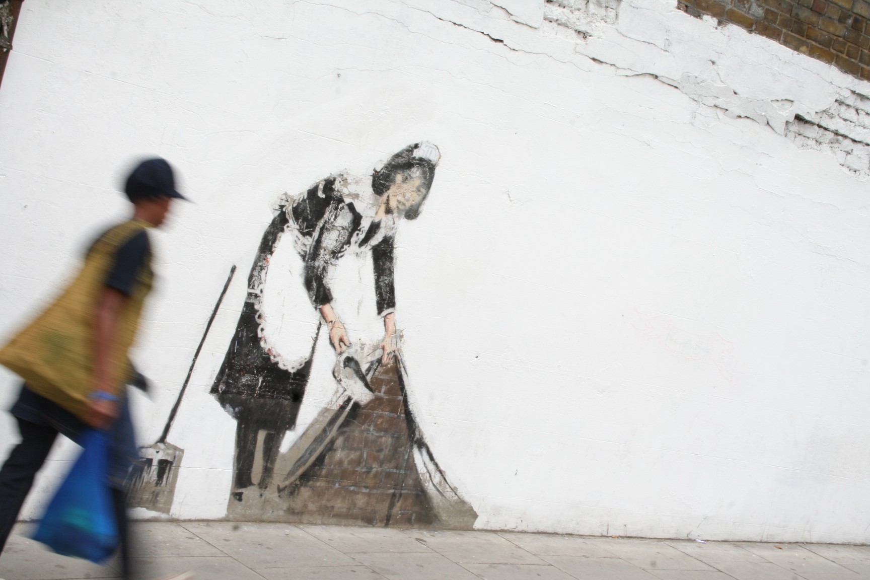 Banksy a jeho graffiti na Chalk Farm