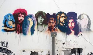 Klub 27. Graffiti v Tel Avive