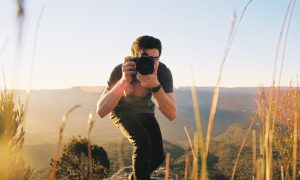 fotograf na poli