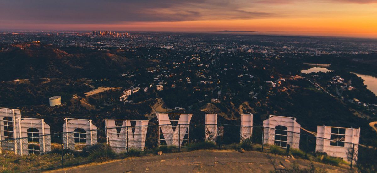 Pohľad na panorámu Los Angeles