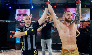 Pirát Krištofič víťazí via TKO