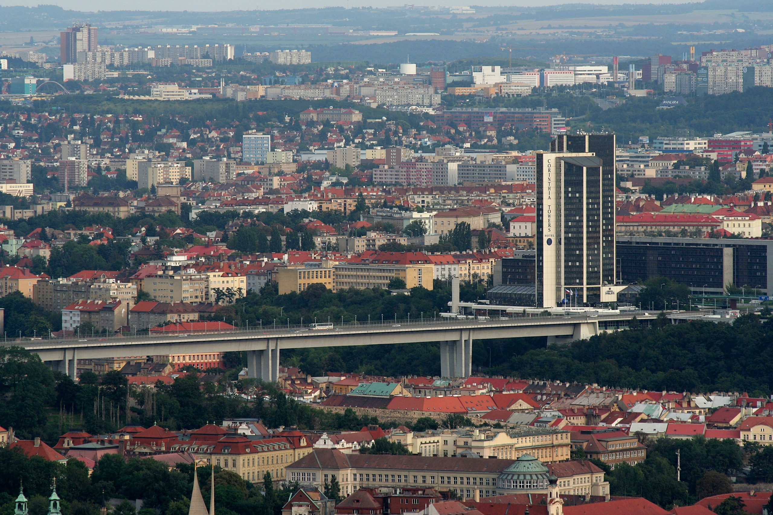 Nuselský most je jednou z dominánt Prahy