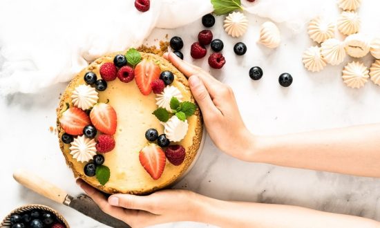Ovocný cheesecake