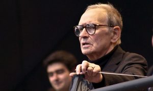 Ennio Morricone počas koncertu