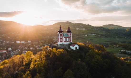 pohľad na Banskú Štiavnicu