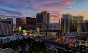 Pohľad na Las Vegas