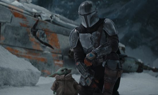 Záber zo seriálu The Mandalorian