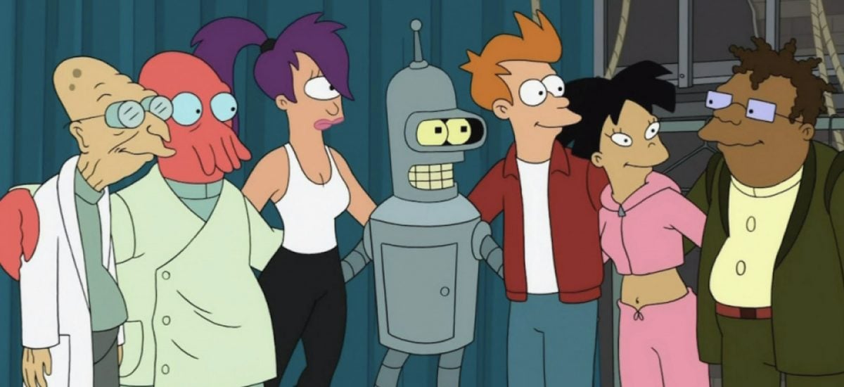 Záber zo seriálu Futurama