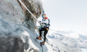 Fernanda Maciel pri výstupe na Matternhorn