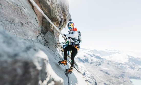 Fernanda Maciel pri výstupe na Matternhorn