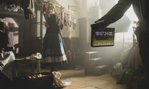 Záber z nakrúcania filmu Slúžka