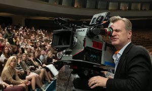 Záber z nakrúcania filmu Tenet