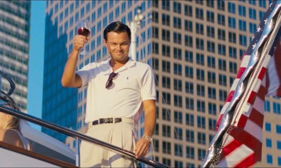 Leonardo DiCaprio vo filme Vlk z Wall Streer