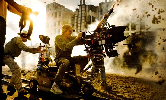 Michael Bay na nakrúcaní filmu