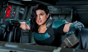 Gina Carano v seriáli Mandalorian.