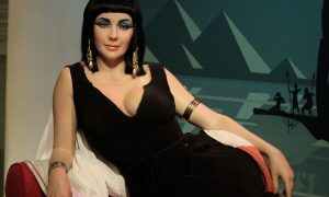Elizabeth Taylor v úlohe Kleopatry z roku 1963