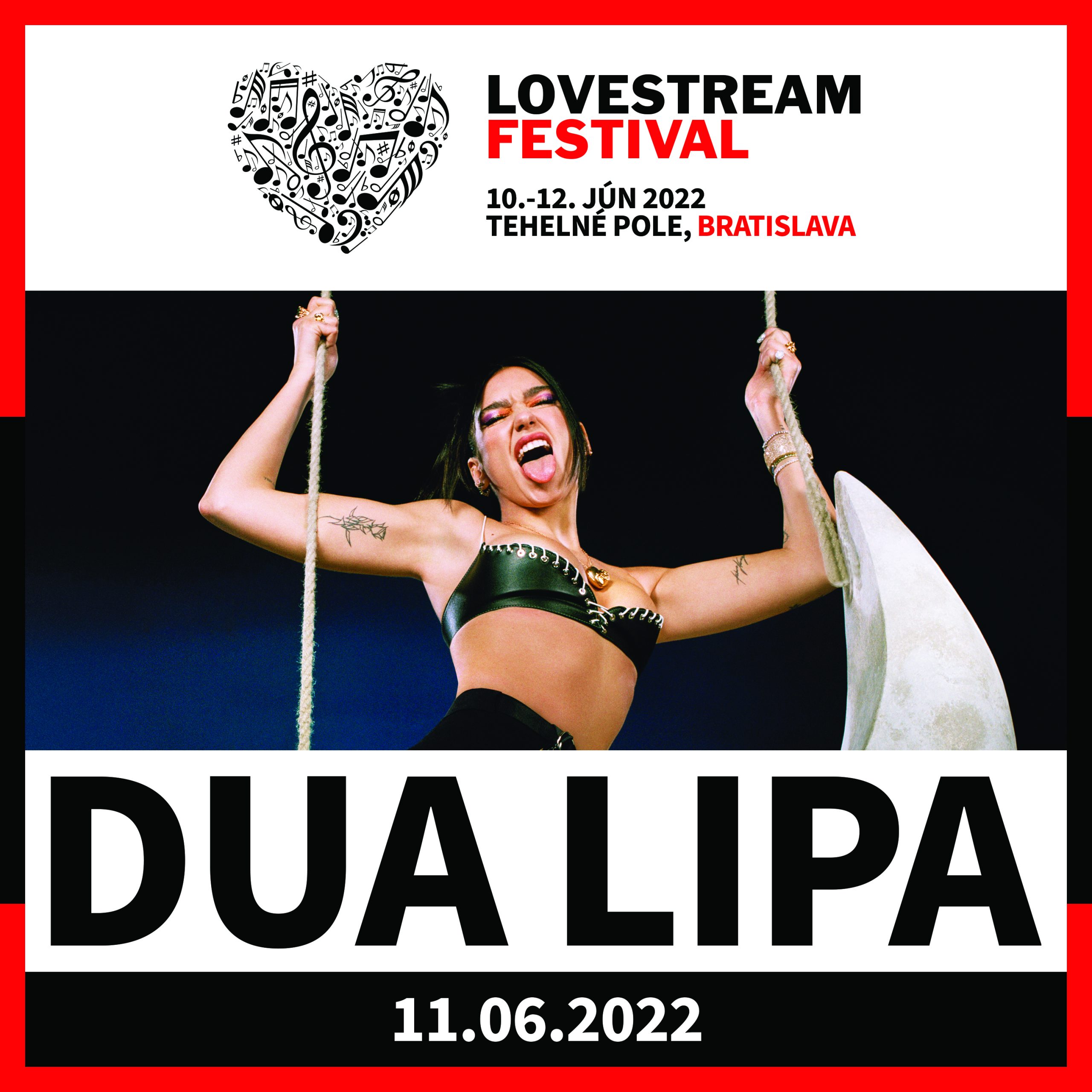 Dua Lipa sa predstaví na Lovestream fesitvale