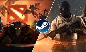 Dota 2 CS:GO Counter-Striek e-šport hry Steam Valve