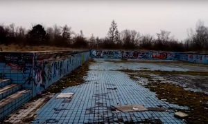 Opustené termálne kúpalisko v Kráľovej pri Senci