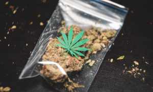 marihuana v balíčku