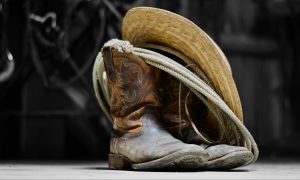 kovboj cizmy klobuk laso cowboy