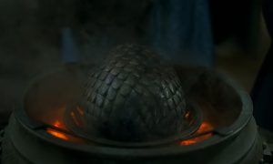 záber z traileru k seriálu House od Dragon