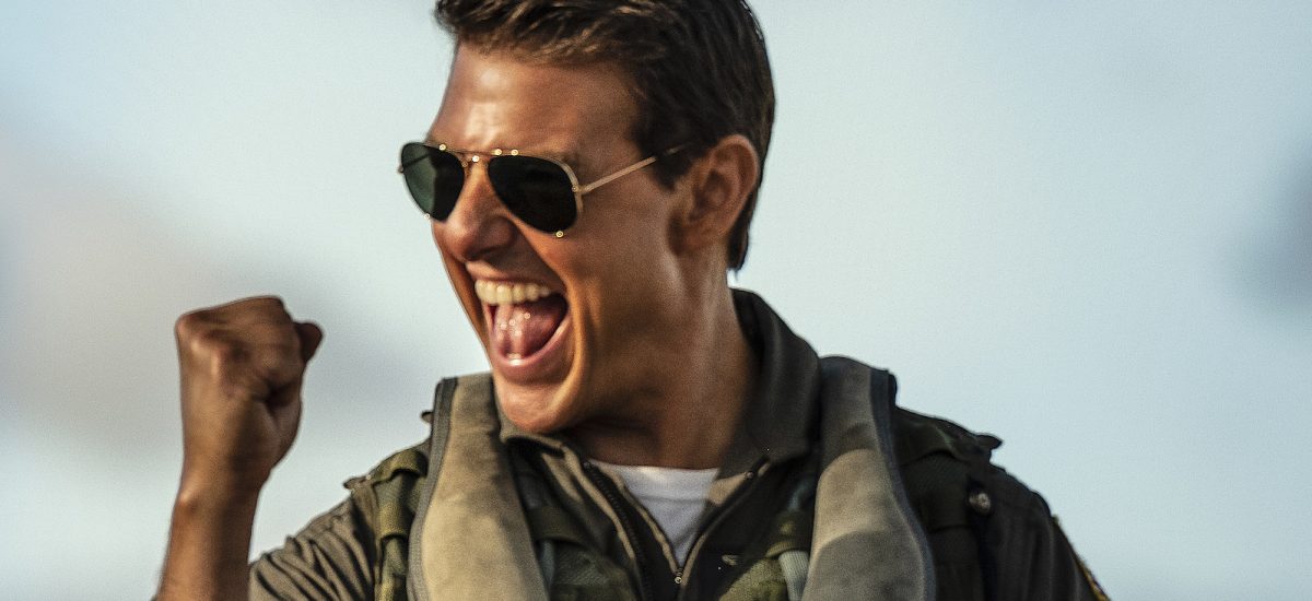 Tom Cruise vo filme Top Gun: Maverick