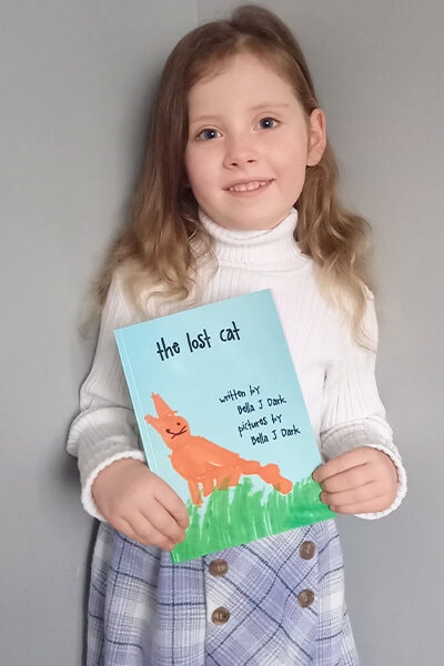 Len 5-ročné dievčatko vydalo svoju prvú knižku.