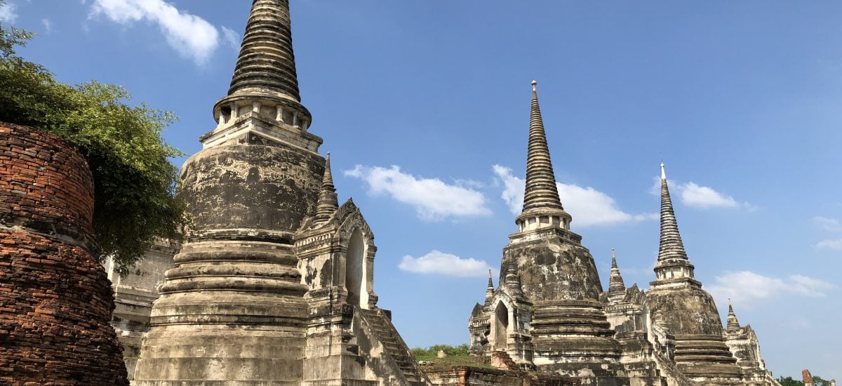 Pagody starobylého mesta Ayutthaya