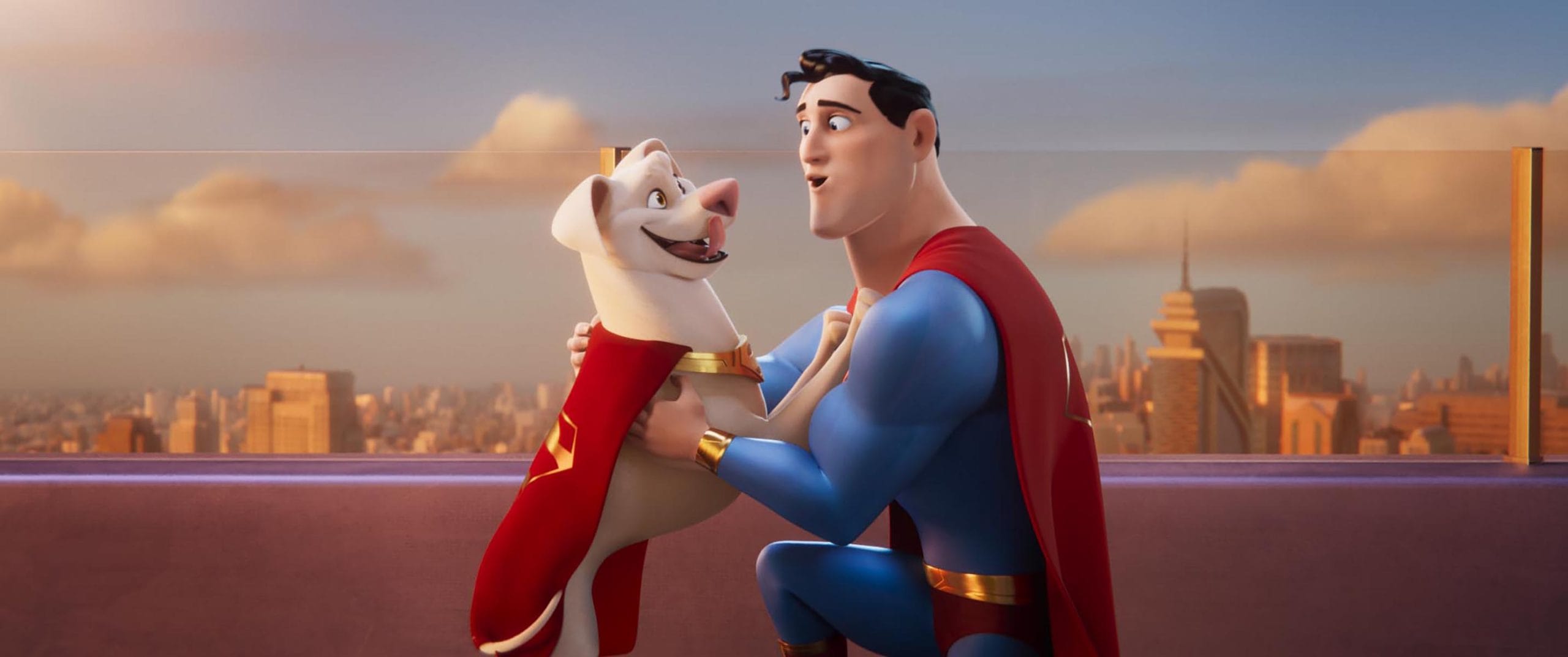 DC Liga superzvierat Superman a pes Krypto