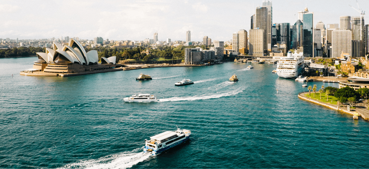 Pohľad na mesto Sydney