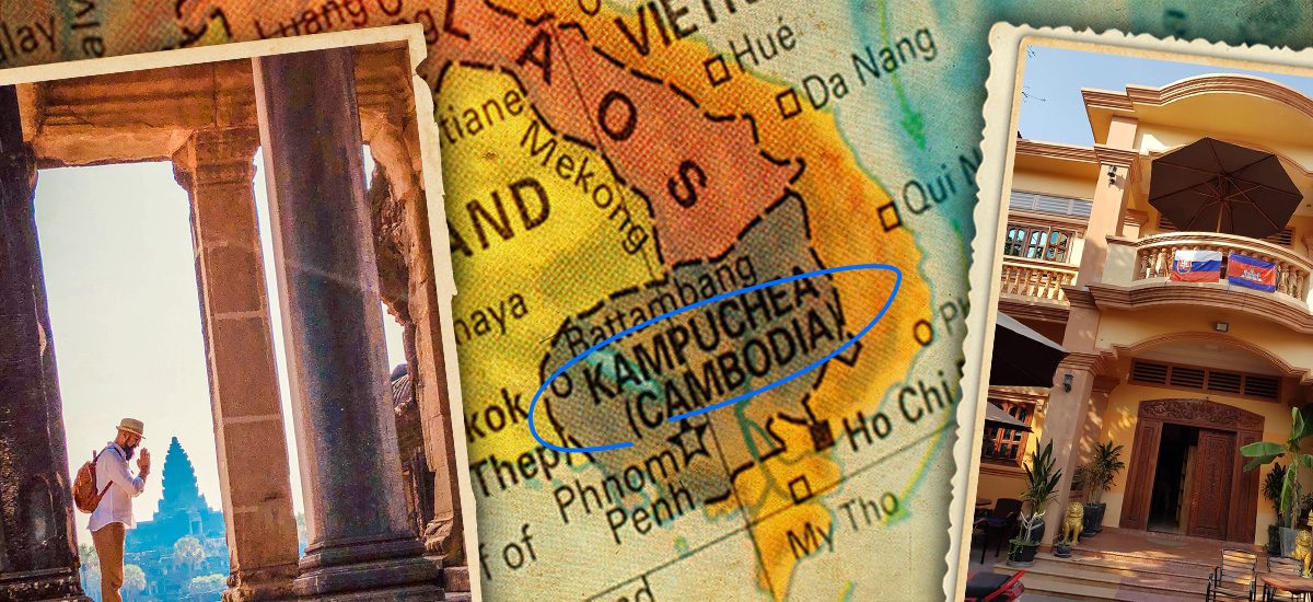 Historik na cestách v Kamodži počas pandémie