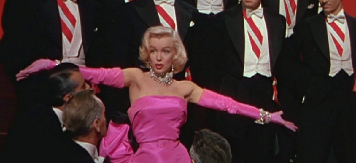 Marilyn Monroe vo filme Gentlemen Prefer Blondes