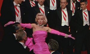 Marilyn Monroe vo filme Gentlemen Prefer Blondes