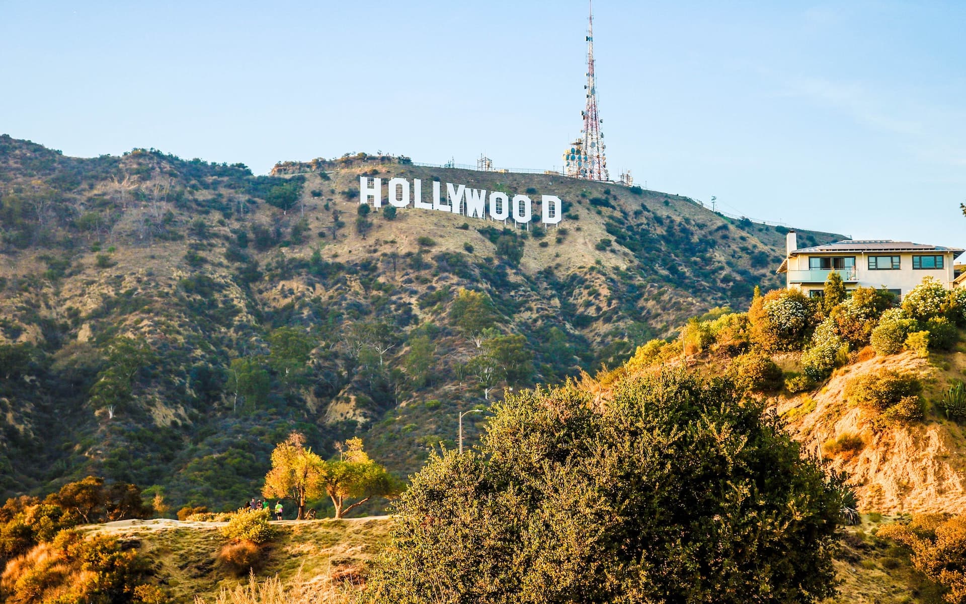 Hollywood ako nápis na kopci