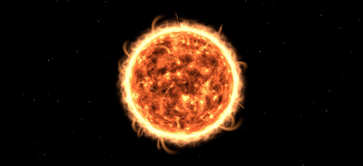 Hviezda Slnko vo vesmíre - povrch Slnka