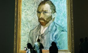 Vincent van Gogh autoportrét v galérii