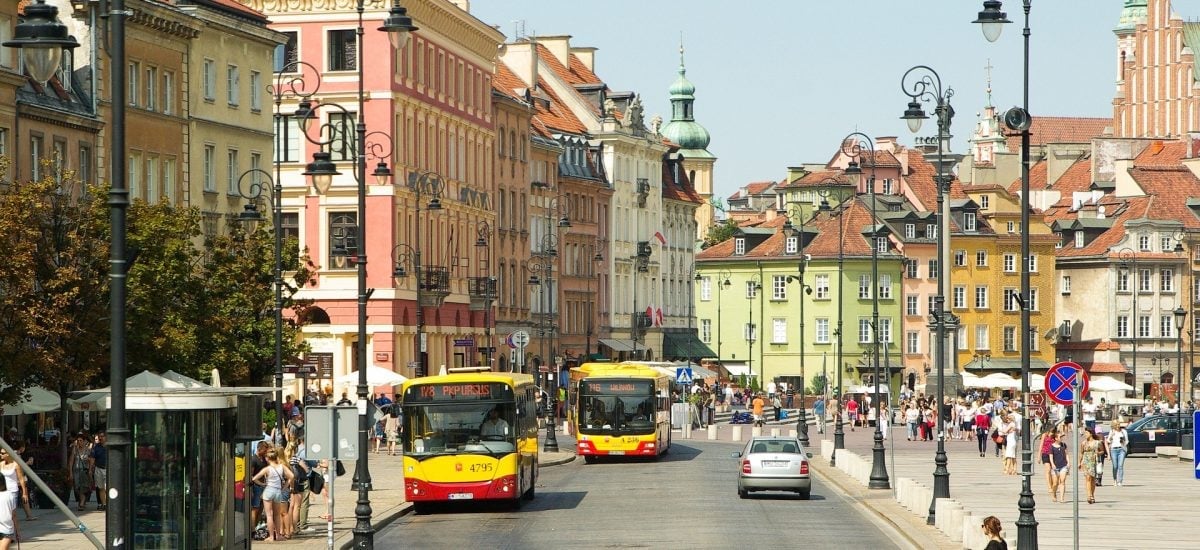 mesto Varšava ako najlepšia európska destinácia