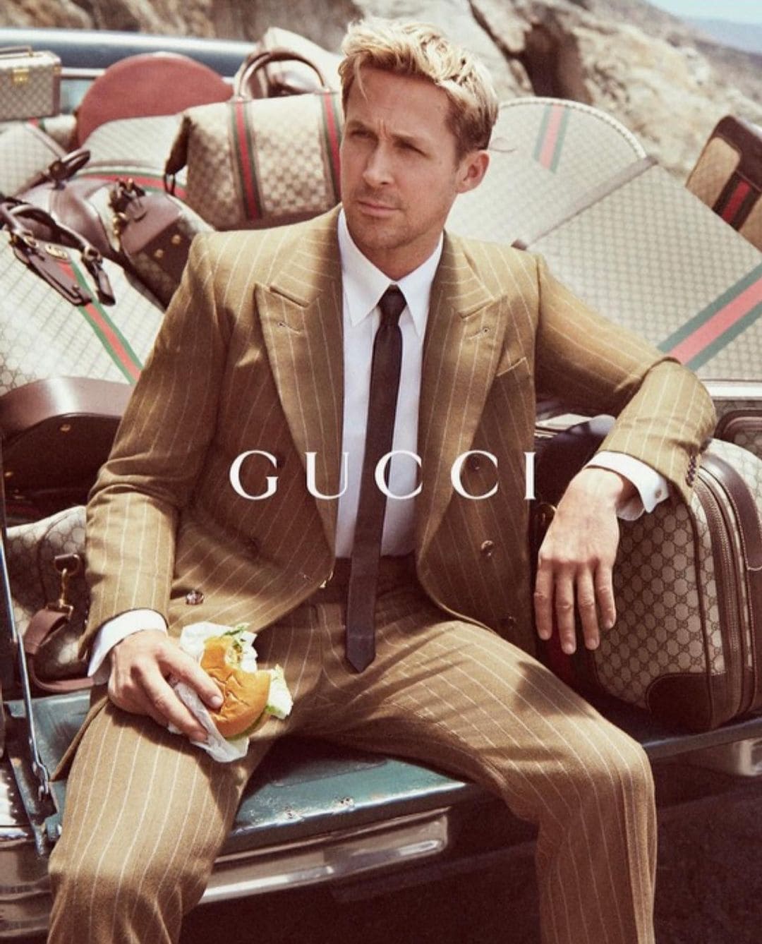Ryan Gosling pre Gucci