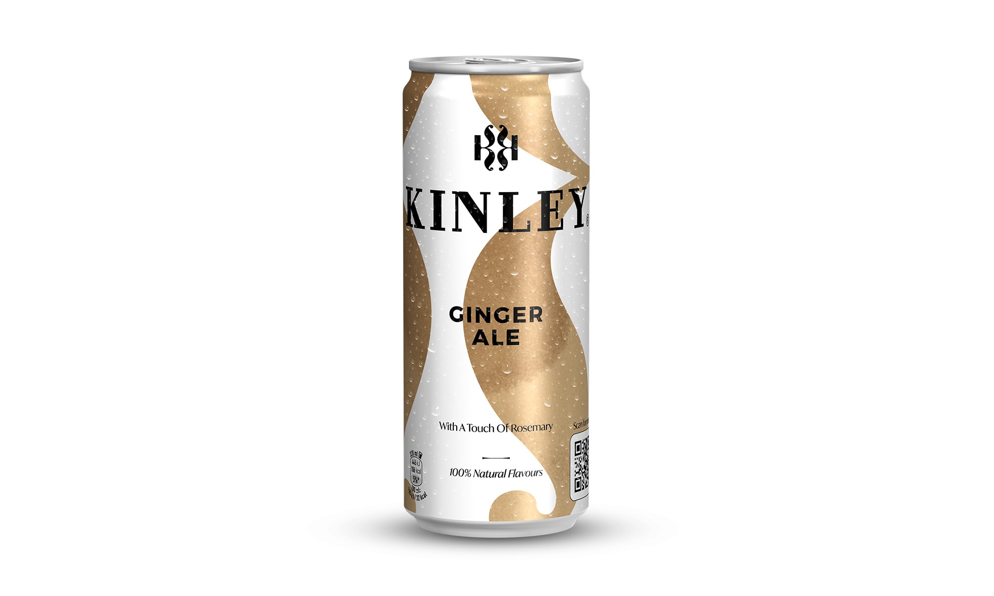Kinley Ginger Ale je popoludňajšia osviežujúca lahôdka s chuťou zázvoru a citrusov