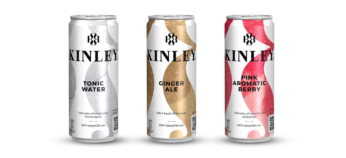Kinley – Trojica, ktorú si zamiluješ - Kinley Tonic Water, Kinley Ginger Ale a Kinley Pink Aromatic Berry