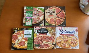 Mrazená salámová pizza