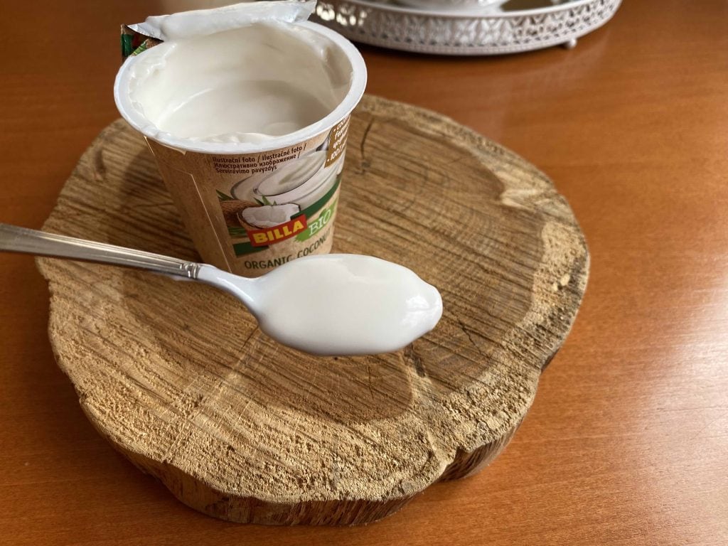 kokosový jogurt bio z billa