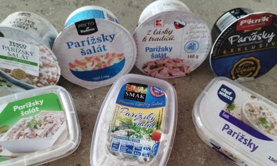 parížske šaláty test