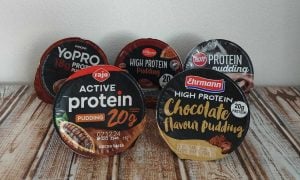 proteínové pudingy čokoláda