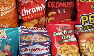arašidové chrumky test