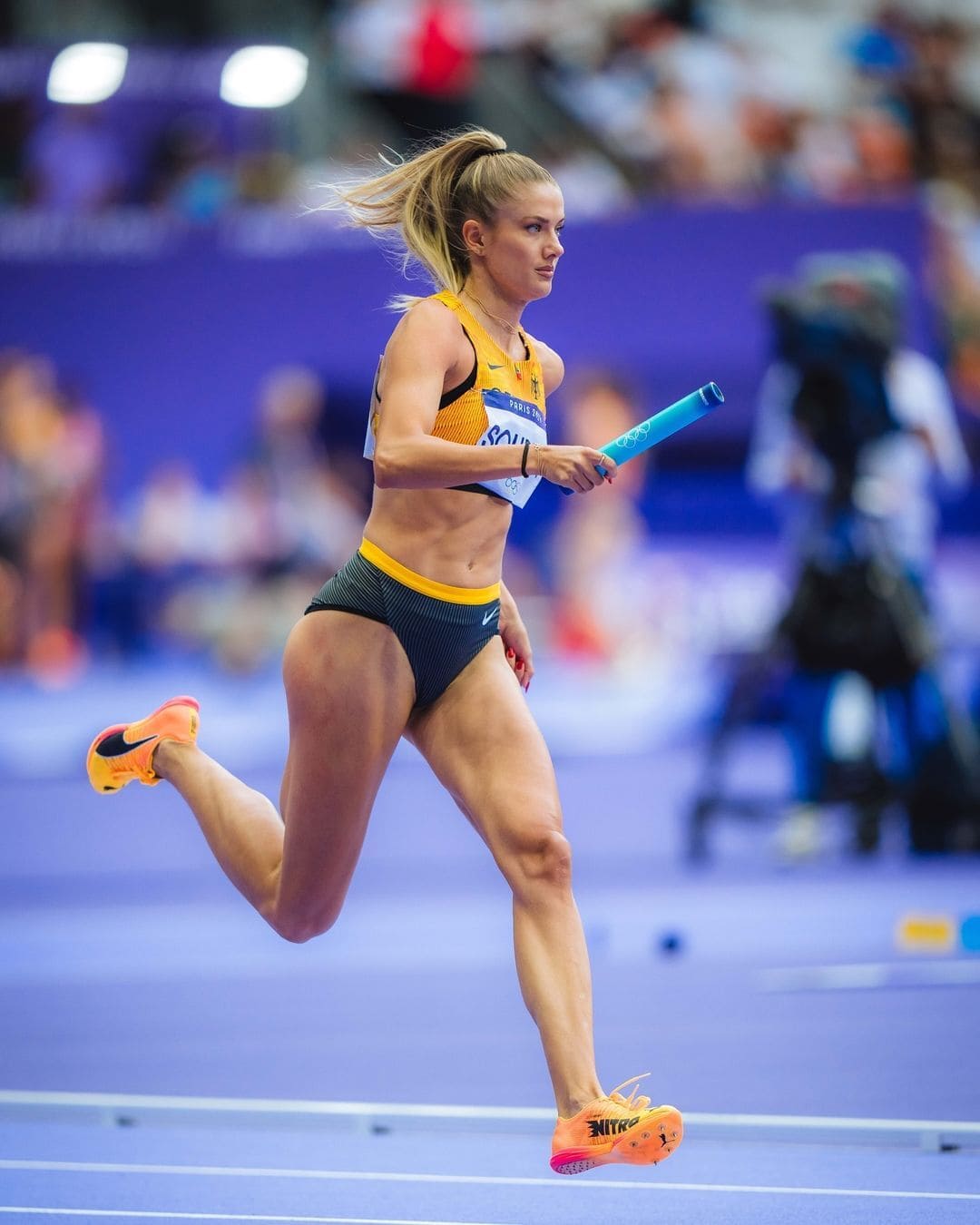 Alica Schmidt pri behu 