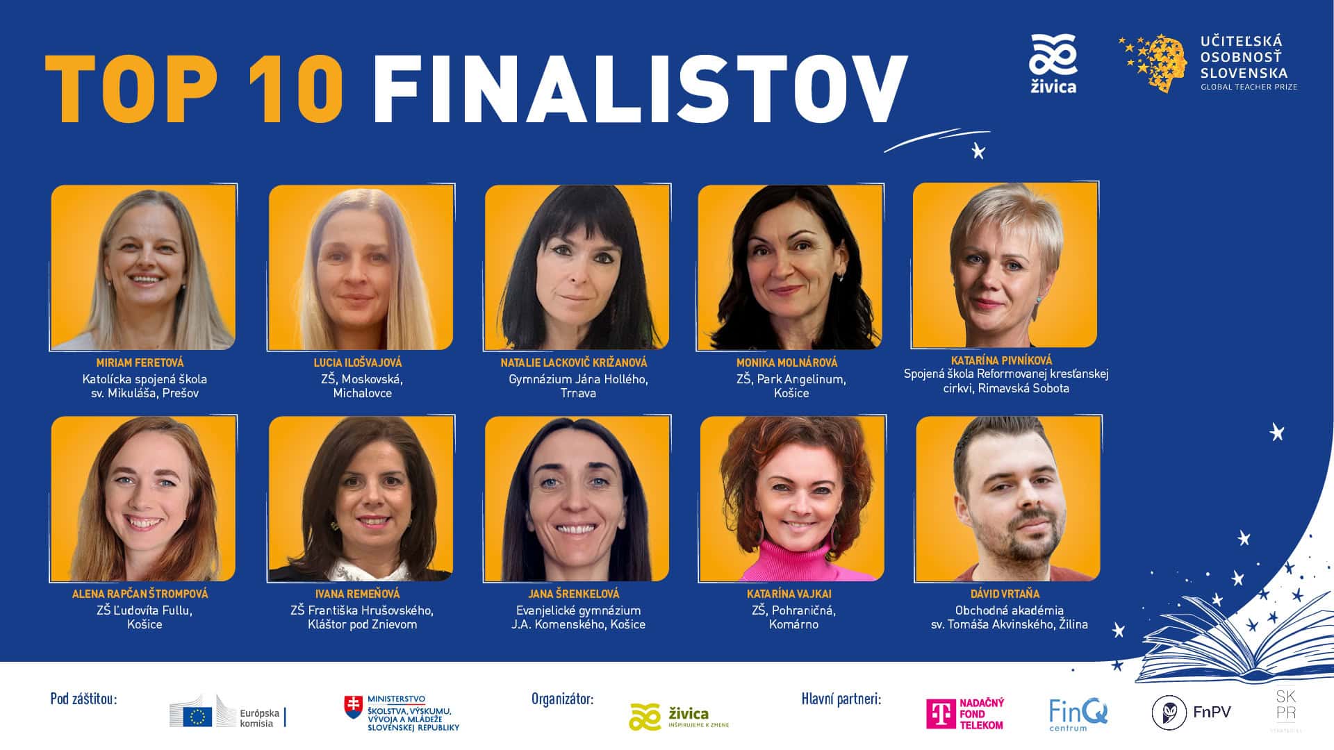 Učiteľská osobnosť Slovenska - 10 finalistov roka 2024