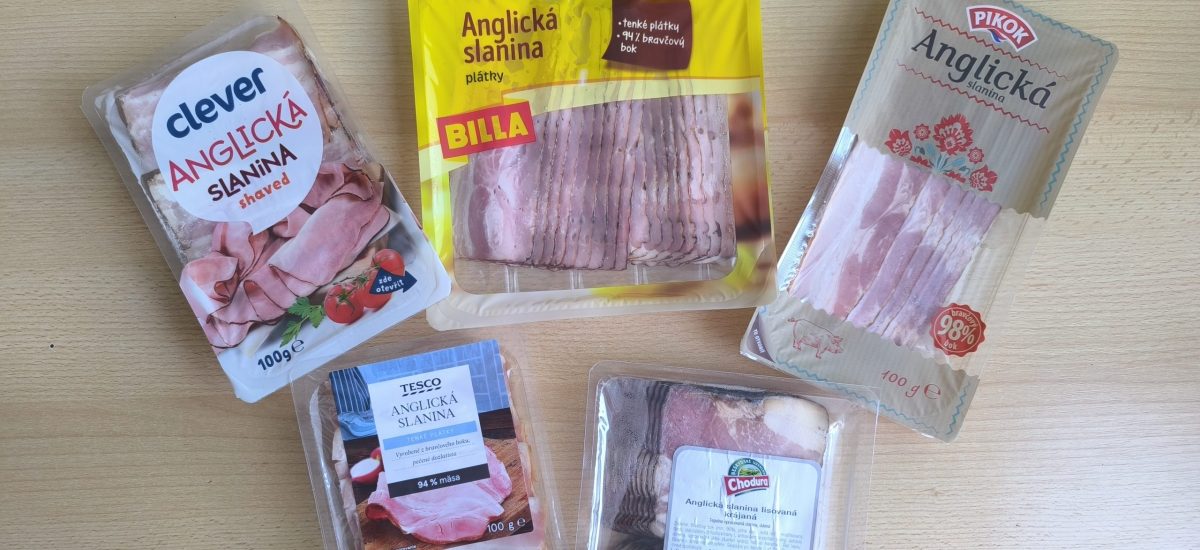 testujeme anglické slaniny