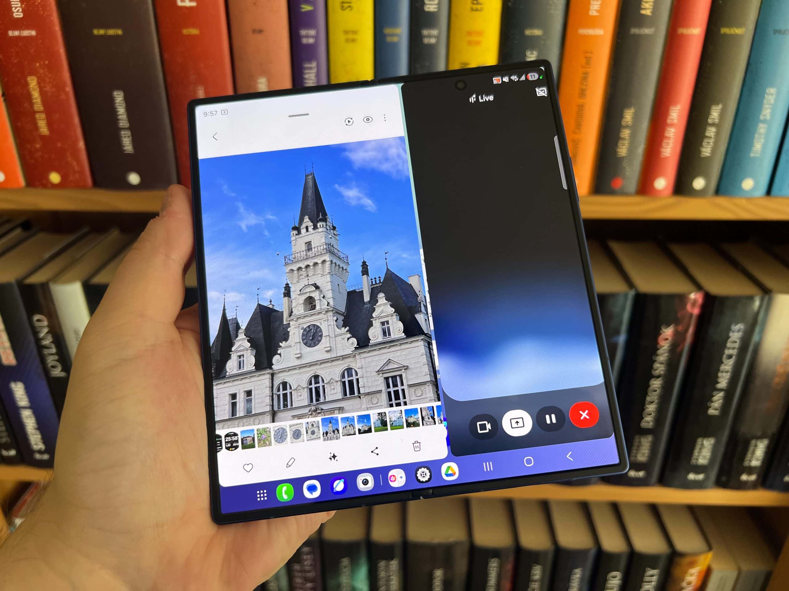 Gemini Live na Galaxy Z Fold7